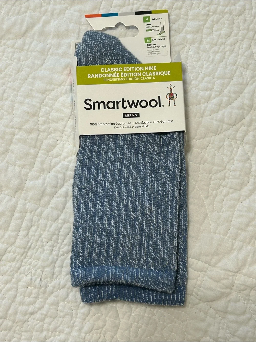 Smartwool Classic Edition Hike Socks - Heathered Blue